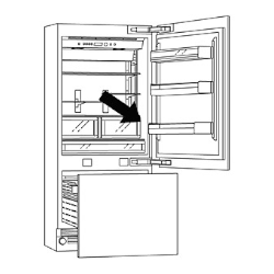 Location of E-NR for refrigerators
