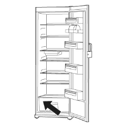 Location of E-NR for refrigerators