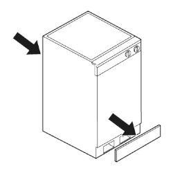 Location of E-NR for washing machines and tumble dryers