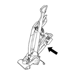 Location of E-NR for vacuum cleaners