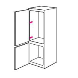 Location of PNC for refrigerators