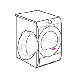 Location of PNC for tumble dryers