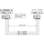 Cable, wire harness, weight, sensor - 140044476038 - p.999