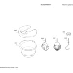 Mixing bowl replacment Stainless with plastic lug, black - 11039341 - p.0301
